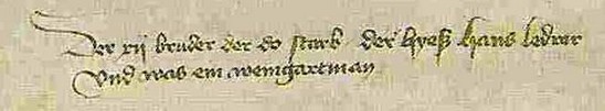 Text zur Miniatur Weingartmann